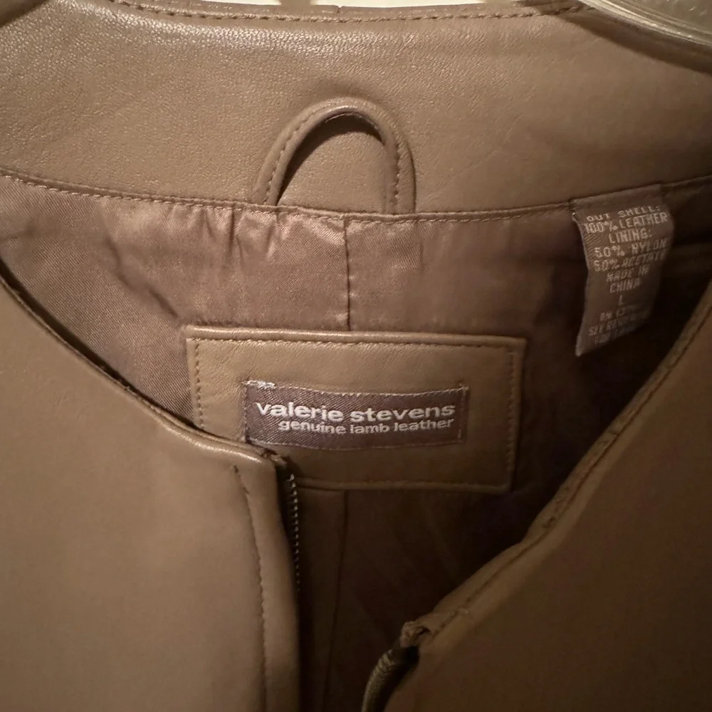 Valerie Steven’s Leather Coat - Picture 2 of 3